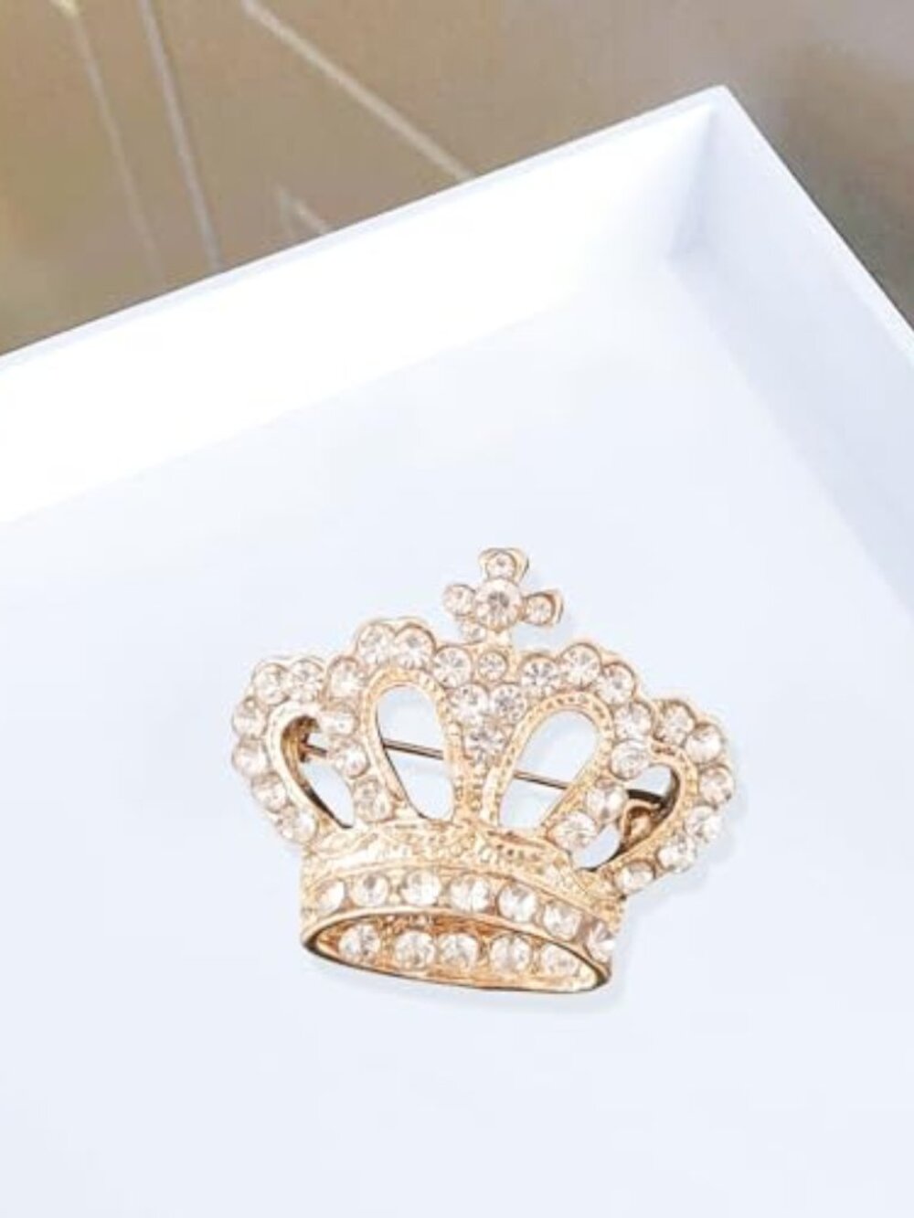 New -  King‎ Queen Royal Crown Brooch For Women
